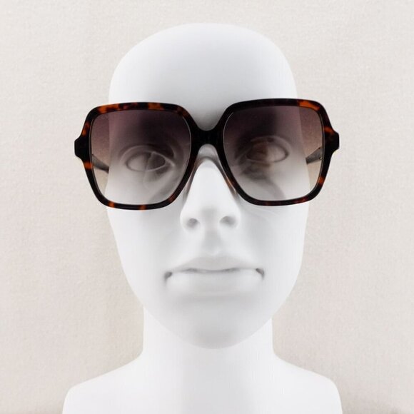 Gucci GG1189 Square Unisex Sunglasses Tortoise Brown OS - Picture 10 of 16